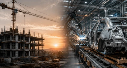 Industria, costruzioni e meccanica