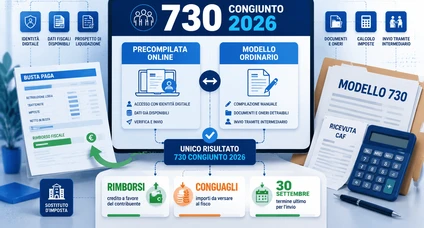 Dichiarazione dei redditi con il modello 730 congiunto