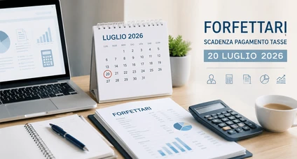 Forfettari, scadenze 20 luglio 2026