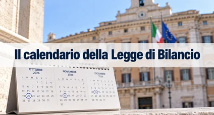 Calendario Legge di Bilancio