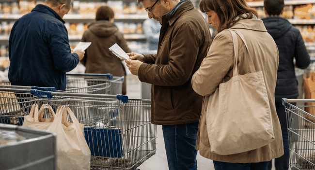 Crollo fiducia consumatori
