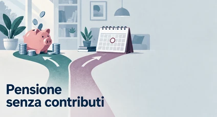 Pensione senza contributi