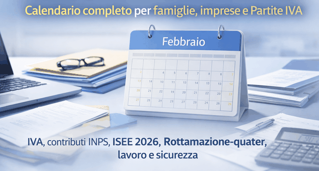 Scadenze febbraio