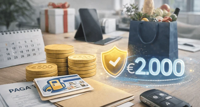 fringe benefit 2000 euro