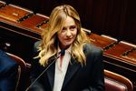Giorgia Meloni in Senato
