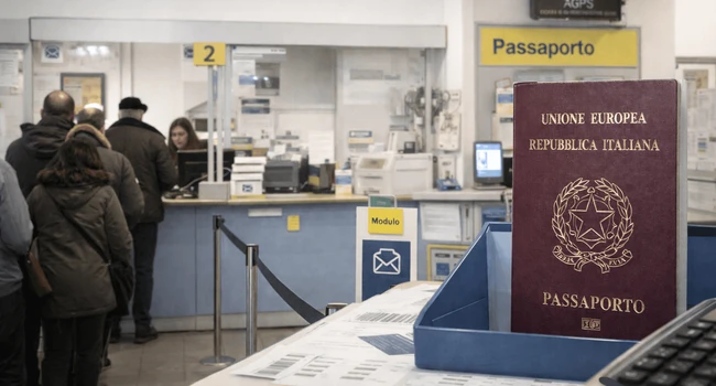 passaporto alle Poste