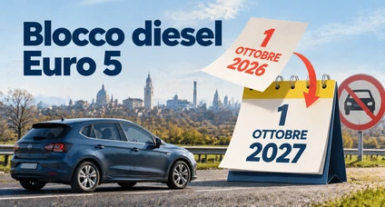 Rinvio blocco auto diesel euro 5