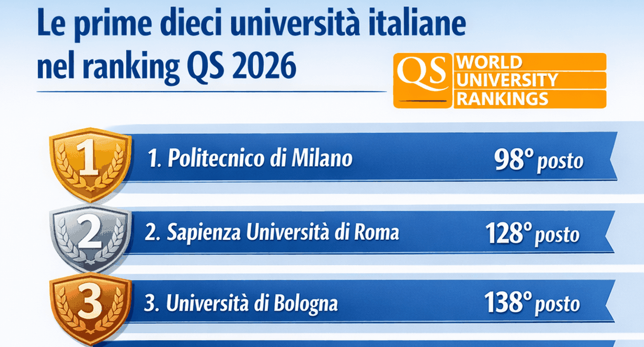 Classifica migliori università al mondo: QS Rankings 2026