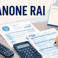 canone rai con f24