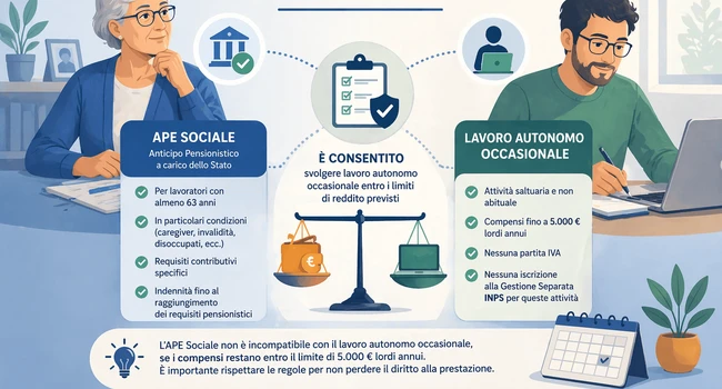APe con lavoro autonomo