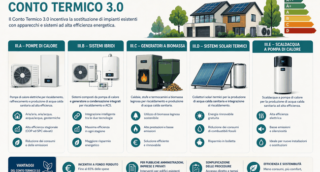 Catalogo apparecchi Conto Termico 3.0