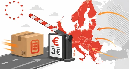 Dazi 3 euro sui pacchi extra UE