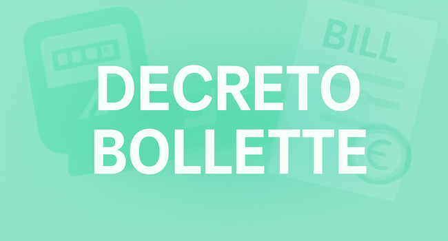 Decreto Bollette