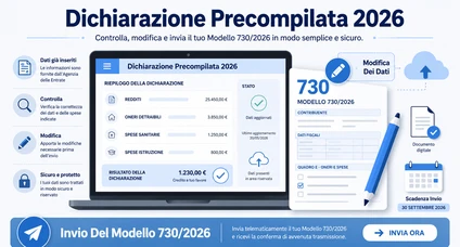 Modifica e invio 730 precompilato