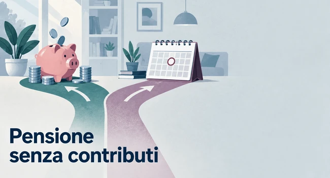 Pensione senza contributi
