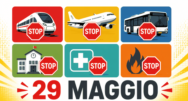 Sciopero 29 maggio