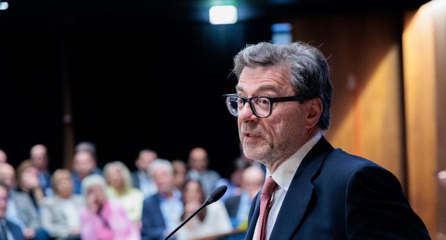 Ministro Giancarlo Giorgetti