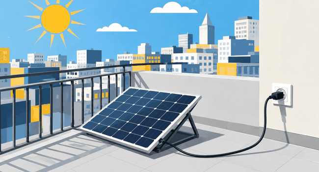Fotovoltaico balcone plug play