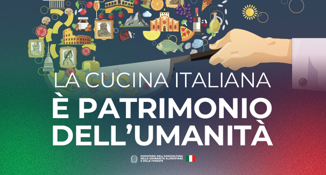 Cucina italiana patrimonio UNESCO