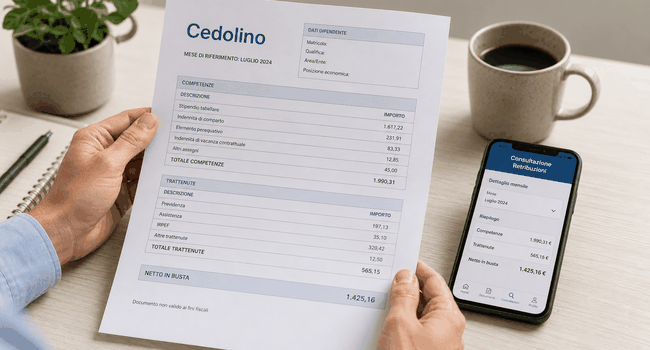 Cedolino NoiPA di luglio 2026