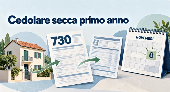Cedolare secca primo anno