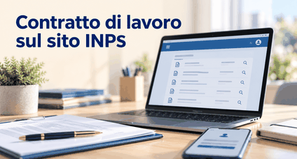 Come vedere il contratto di lavoro sul sito INPS