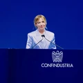 Giorgia Meloni all'assemblea di Confindustria