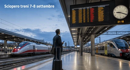 Sciopero treni 7-8 settembre