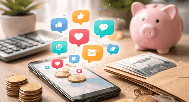 Social media low cost