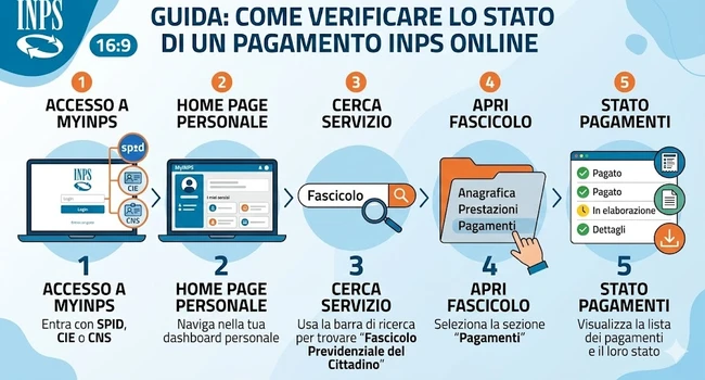 Stato dei pagamenti INPS online