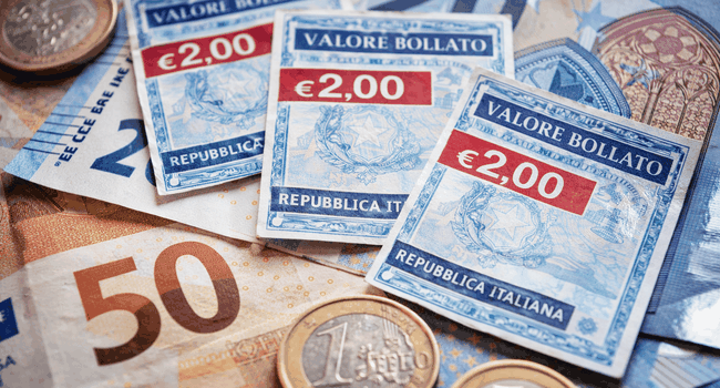 Valori bollati, contanti e IVA
