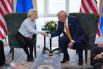 Ursula von der Leyen e Donald Trump