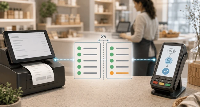 Cassa e POS franchigia
