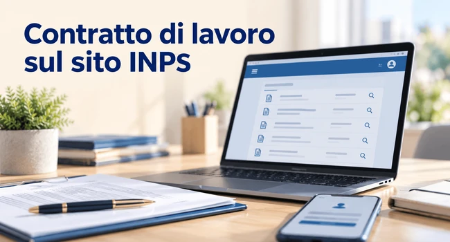Come vedere il contratto di lavoro sul sito INPS