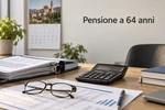 Pensione a 64 anni nel sistema misto