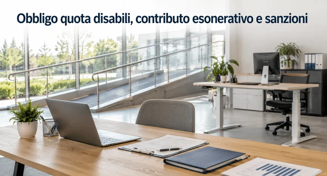 contributo esonerativo quota disabili