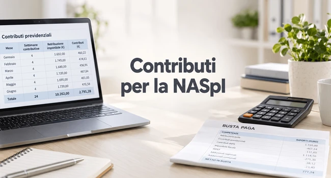 Contributi per la NaspI nell'estratto conto INPS