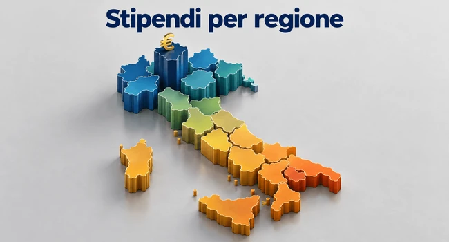 Stipendi classifica per regione e provincia