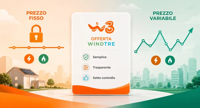 WindTre offerta luce e gas