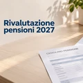 Rivalutazione pensioni 2027 e aumenti Istat