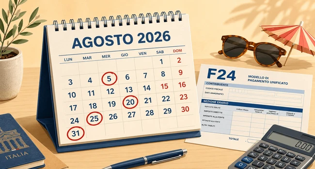 scadenze agosto