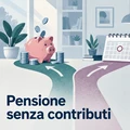 Pensione senza contributi