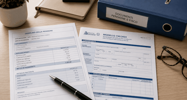 Esenzione pensione