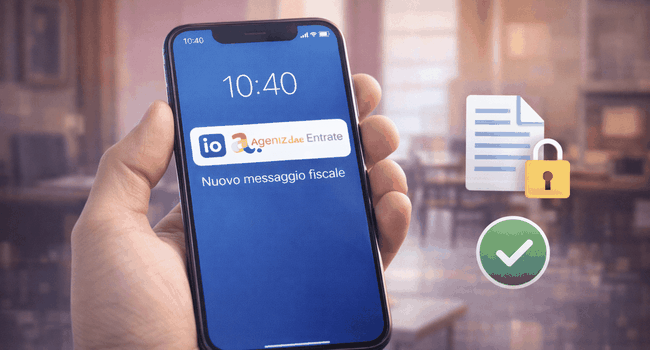 Notifiche fiscali su APP IO