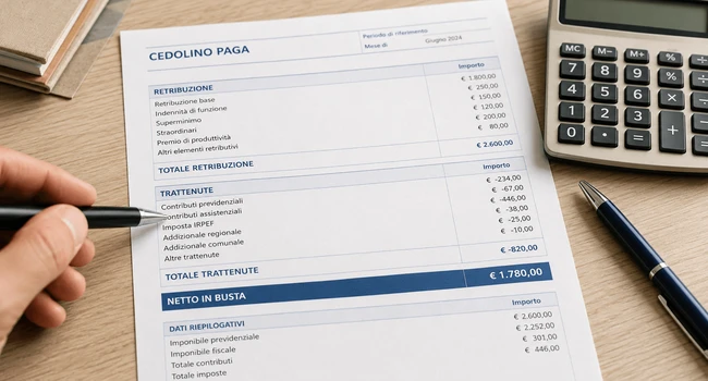Vademecum per la lettura della busta paga