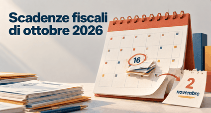 Scadenze fiscali di ottobre