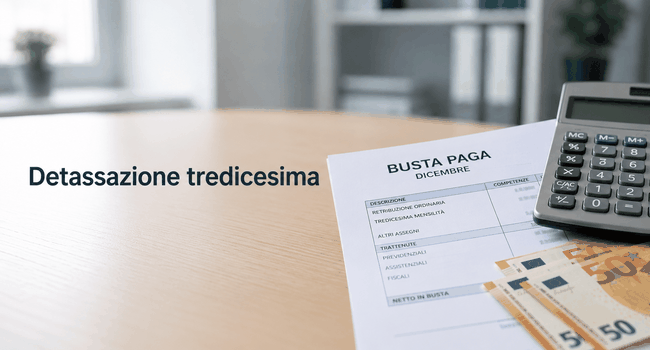 detassazione tredicesima