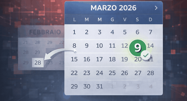 Rata di febbraio Rotamazione-quater entro il 9 marzo