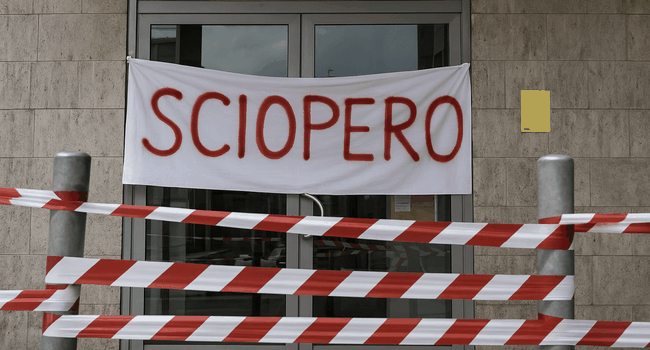 sciopero Poste