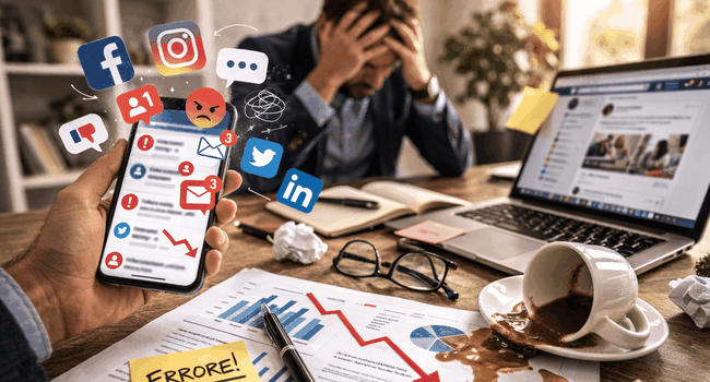 Errori sui Social